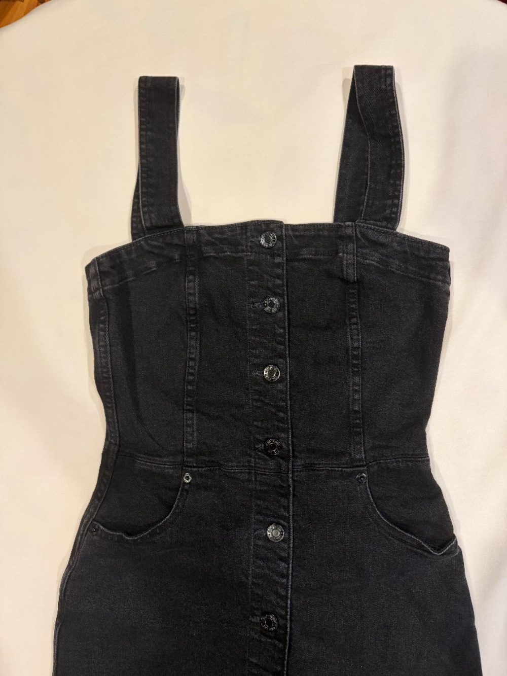 GAP BLACK DENIM DRESS